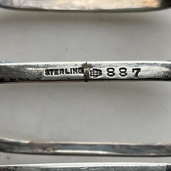 Sterling Silver Antique Toast Rack Processional Pattern Fine Arts International - Picture 11 of 12